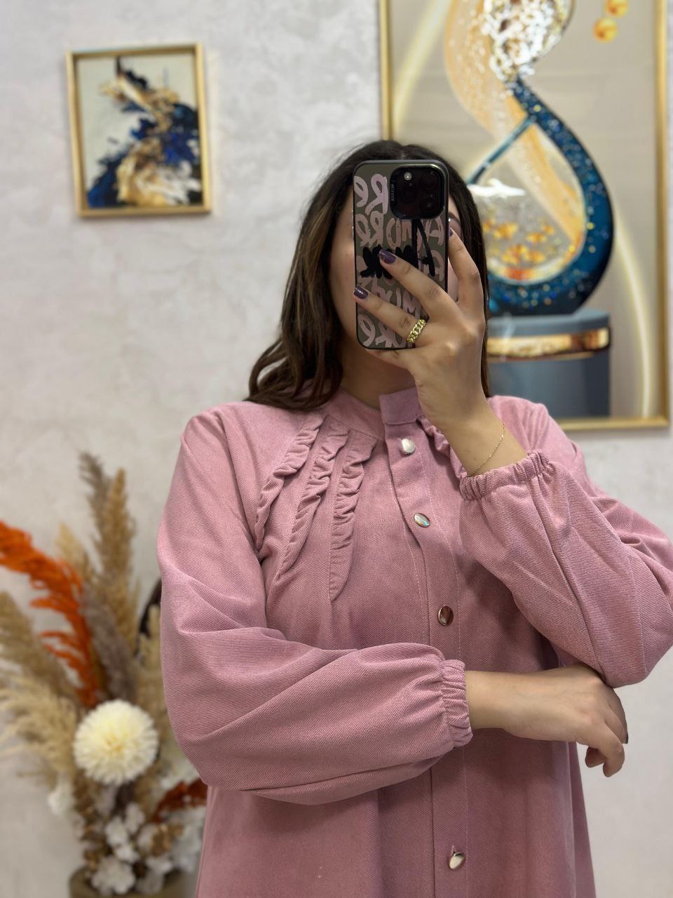 Ensemble 2 Pièces Tunique Longue et Pantalon Chic