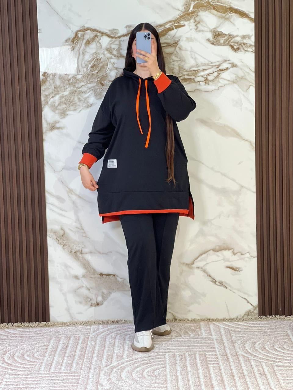 Ensemble Tunique Longue & Pantalon Palazzo