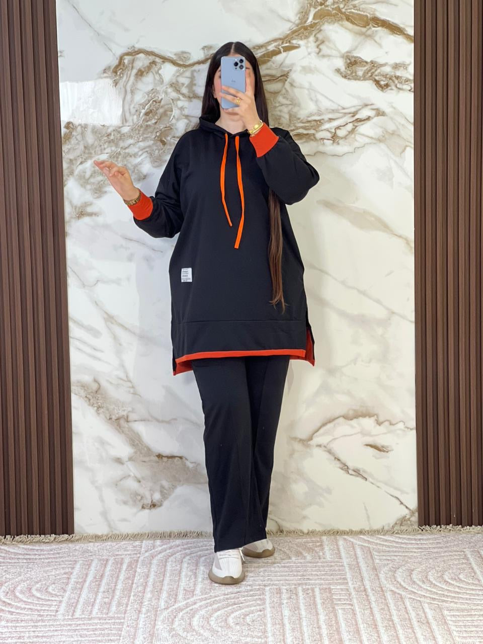 Ensemble Tunique Longue & Pantalon Palazzo