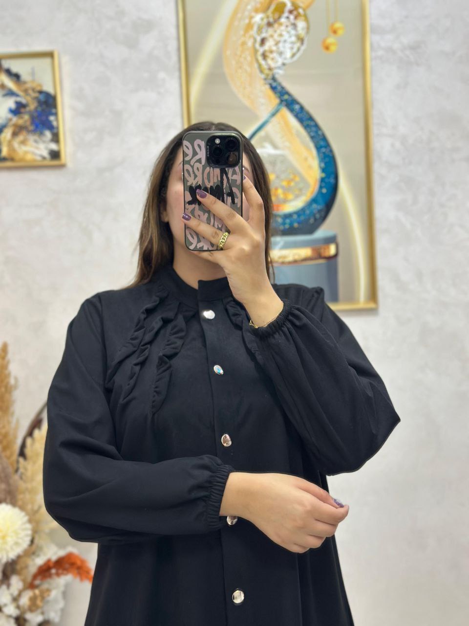 Ensemble 2 Pièces Tunique Longue et Pantalon Chic